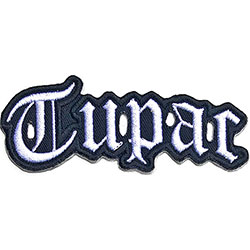 Tupac Standard Woven Patch: Cut-Out Logo