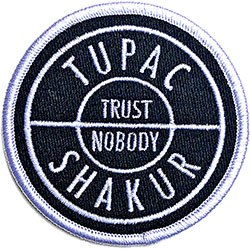 Tupac Standard Woven Patch: Trust