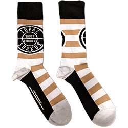 Tupac Unisex Ankle Socks: Trust Nobody (UK Size 7 - 11)