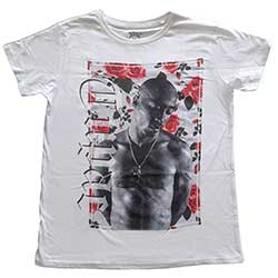 Tupac Ladies T-Shirt: Floral