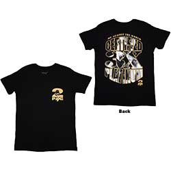 Tupac Unisex T-Shirt: Platinum (Back Print)