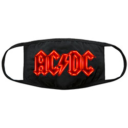 AC/DC Face Mask: Neon Logo