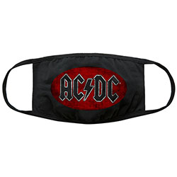 AC/DC Face Mask: Oval Logo Vintage