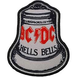 AC/DC Standard Printed Patch: Hells Bells White
