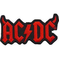 AC/DC Standard Woven Patch: Horns