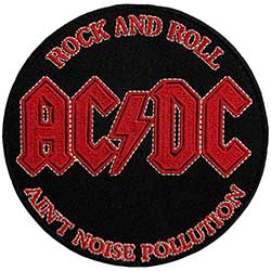 AC/DC Standard Woven Patch: Noise Pollution