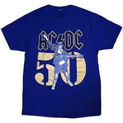 AC/DC Unisex T-Shirt: Gold Fifty