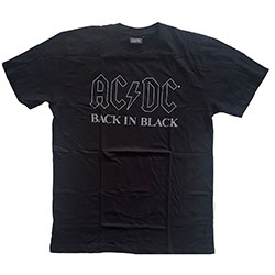 AC/DC Unisex T-Shirt: Back In Black