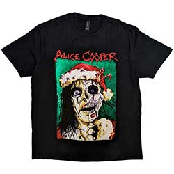 Alice Cooper Unisex T-Shirt: Xmas Card