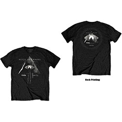 Alice In Chains Unisex T-Shirt: Fog Mountain (Back Print)