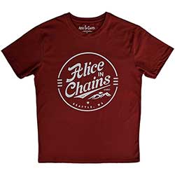 Alice In Chains Unisex T-Shirt: Circle Emblem
