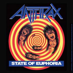 Anthrax Single Cork Coaster: State of Euphoria