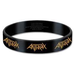 Anthrax Gummy Wristband: Logo