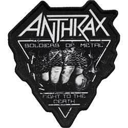 Anthrax Standard Printed Patch: Soldier Of Metal FTD