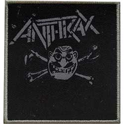 Anthrax Standard Printed Patch: Cross Bones