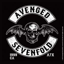 Avenged Sevenfold Single Cork Coaster: Deathbat Crest Individual