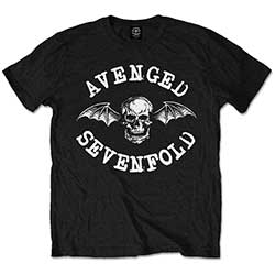 Avenged Sevenfold Kids T-Shirt: Classic Deathbat  