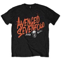 Avenged Sevenfold Unisex T-Shirt: Orange Splatter