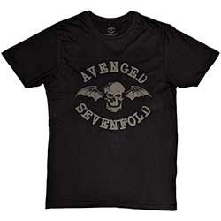 Avenged Sevenfold Unisex Hi-Build T-Shirt: Classic Deathbat