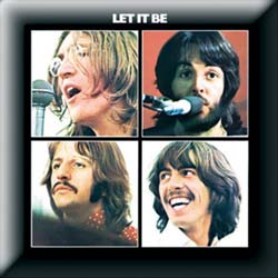 The Beatles Pin Badge: Let it Be