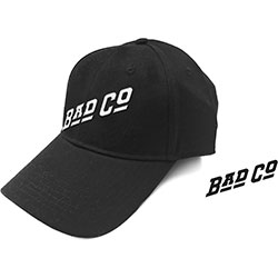 Bad Company Unisex Baseball Cap: Slant Logo