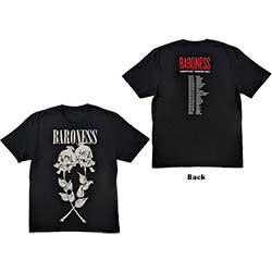Baroness Unisex T-Shirt: Razor Bloom (Back Print)