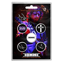 Tony Iommi Button Badge Pack: Iommi