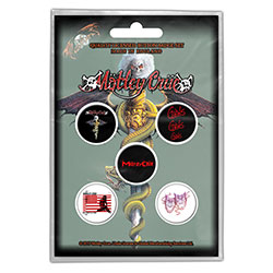 Motley Crue Button Badge Pack: Dr Feelgood