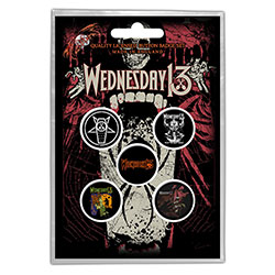 Wednesday 13 Button Badge Pack: Condolences