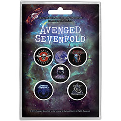 Avenged Sevenfold Button Badge Pack: The Stage