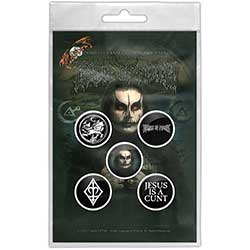 Cradle Of Filth Button Badge Pack: Hammer Of The Witches/Dani