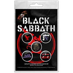 Black Sabbath Button Badge Pack: Red Devil