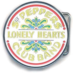 The Beatles Belt Buckle: Sgt Pepper Drum
