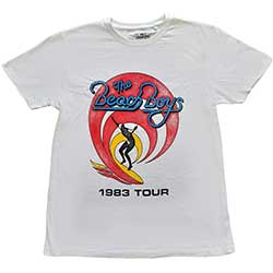 The Beach Boys Unisex T-Shirt: Surfer '83 Vintage