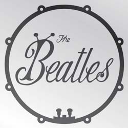The Beatles Fridge Magnet: Bug Logo & Drum