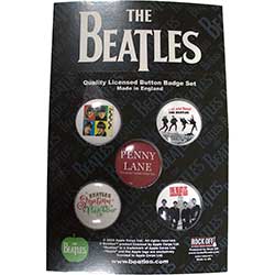 The Beatles Button Badge Pack: Beatles Liverpool