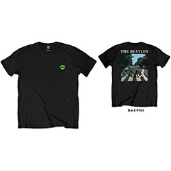 The Beatles Unisex T-Shirt: Abbey Road & Logo (Back Print/Retail Pack)