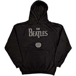 The Beatles Unisex Pullover Hoodie: Drop T Logo & Apple (Hi-Build)