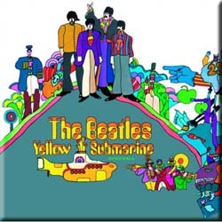 The Beatles Fridge Magnet: Yellow Submarine