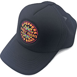 The Beatles Unisex Mesh Back Cap: Sgt Pepper Drum 
