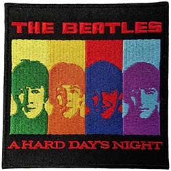 The Beatles Standard Woven Patch: A Hard Day's Night Faces