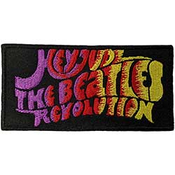 The Beatles Standard Woven Patch: Hey Jude/Revolution