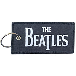 The Beatles Keychain: Drop T Logo (Double Sided)