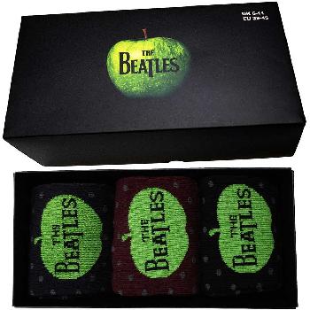 The Beatles Ladies Ankle Socks Set: Apple & Spots (UK Size 6 - 11)