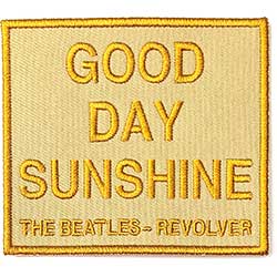 The Beatles Standard Woven Patch: Good Day Sunshine
