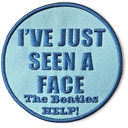 The Beatles Standard Woven Patch: I've Just Seen A Face