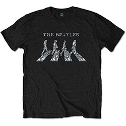 The Beatles Unisex T-Shirt: Crossing (Embellished)