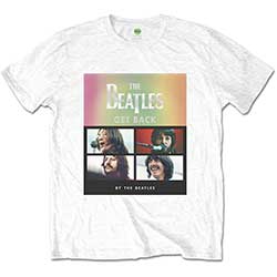 The Beatles Unisex T-Shirt: Album Faces Gradient Silver Printing (Embellished)