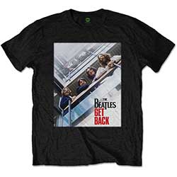 The Beatles Unisex T-Shirt: Get Back Poster
