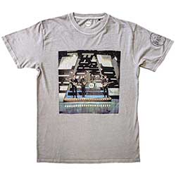 The Beatles Unisex T-Shirt: On Stage (Sleeve Print)